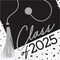 Creative Converting School Spirit White Class of 2025 Paper Dinner Napkins 108 Count